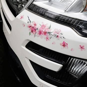 Amazon.co.jp: 3PCSステッカー 桜の車 ステッカー 防水 ラップ